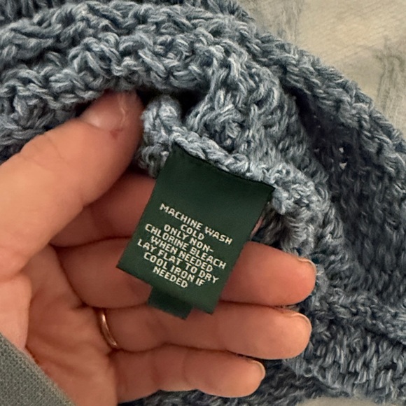 Ralph Lauren Linen/cotton Sweater Top - Picture 4 of 5